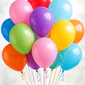 Simple Color Helium Balloons